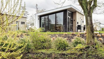 Natuurlodge 4 personen | 1 chambre, rideaux occultants, lits bébé (gratuits), Wi-Fi gratuit