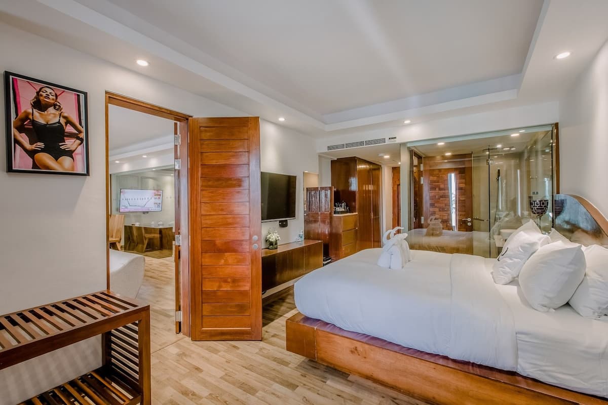 2 habitaciones, ropa de cama de alta calidad y camas con pillow-top