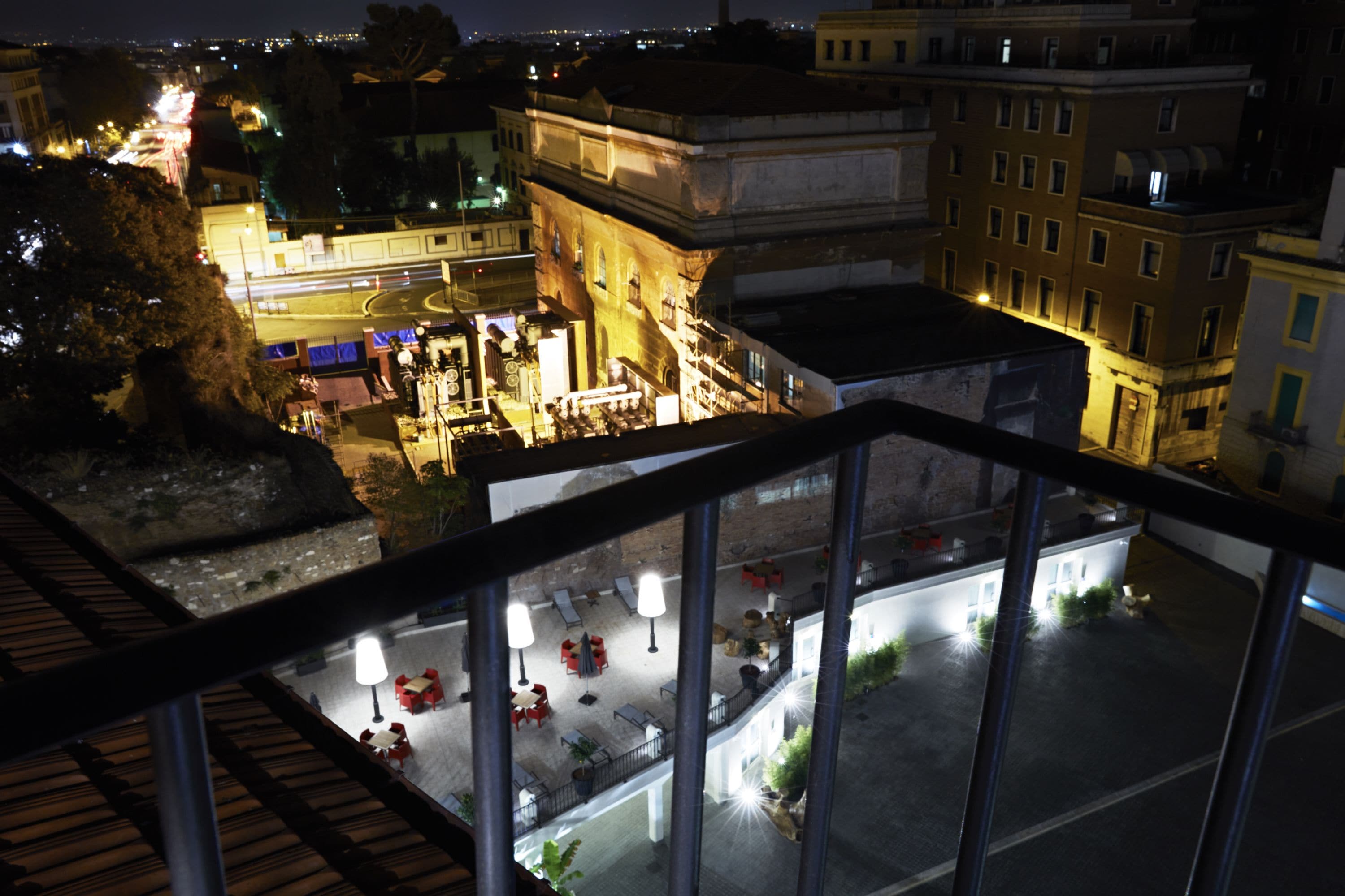 front of property – evening/night