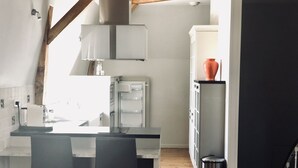 Loft | Cocina privada | Cafetera o tetera y hervidor eléctrico