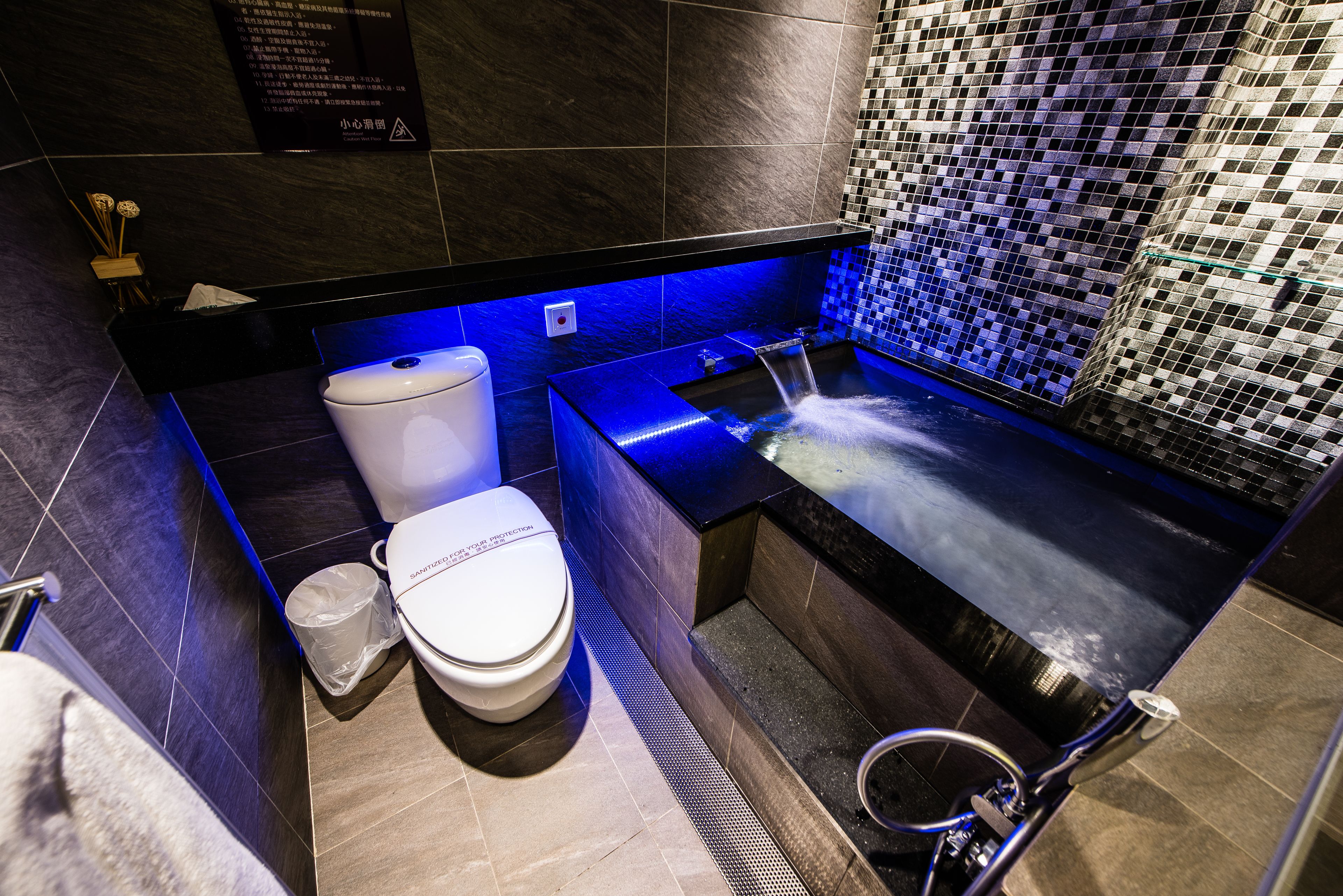 family room | bathroom | combined shower/bathtub, spring water bathtub, free toiletries