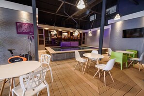 Sala de estar en el lobby