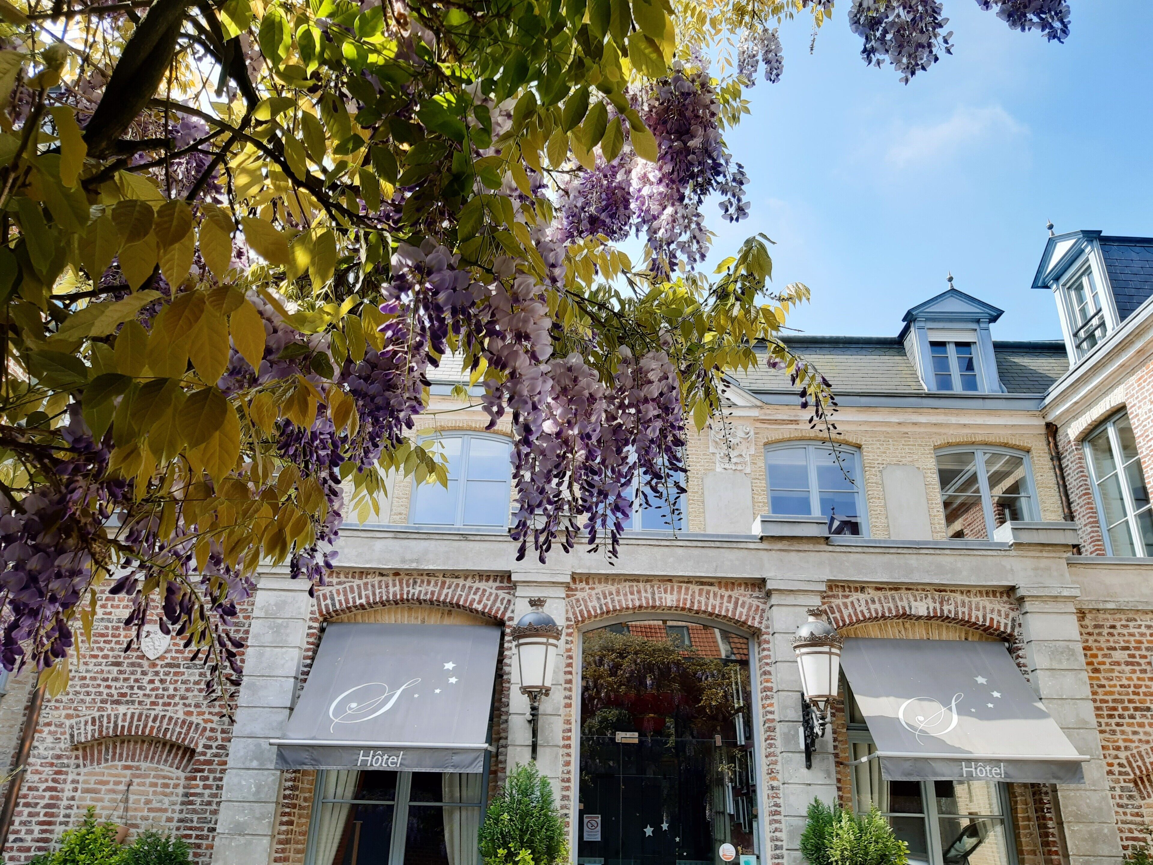 Uitzicht op de binnenplaats