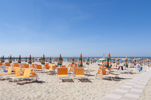Private beach, sun loungers, beach umbrellas, beach towels
