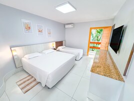 In-room safe, desk, blackout curtains, free cots/infant beds