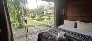 Baita Elite, sauna, lato lago | Vista dalla camera