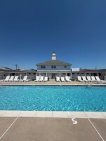 Seasonal outdoor pool