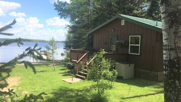 Cabin, 2 Bedrooms, Lakeside | Lake view