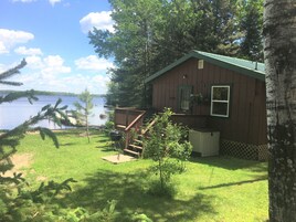 Cabin, 2 Bedrooms, Lakeside | Lake view