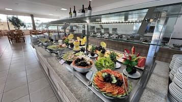 Breakfast, lunch, dinner served; Brazilian cuisine