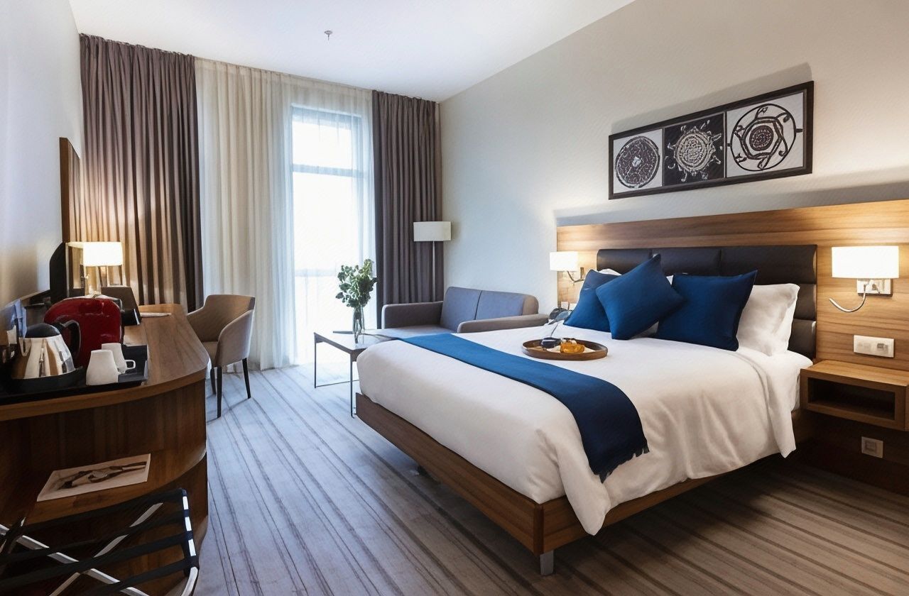 Ropa de cama de alta calidad, colchones viscoelásticos, minibar