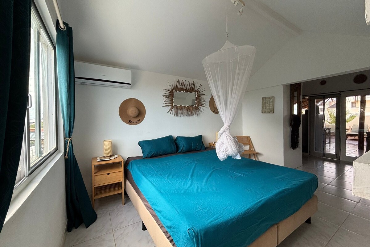 Deluxe Apartment, Ocean View (2nd Floor - Steep Stairs) | In-room safe, blackout curtains, soundproofing, free WiFi