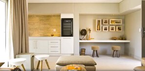 Chalet Premier, vistas al lago | Zona de estar