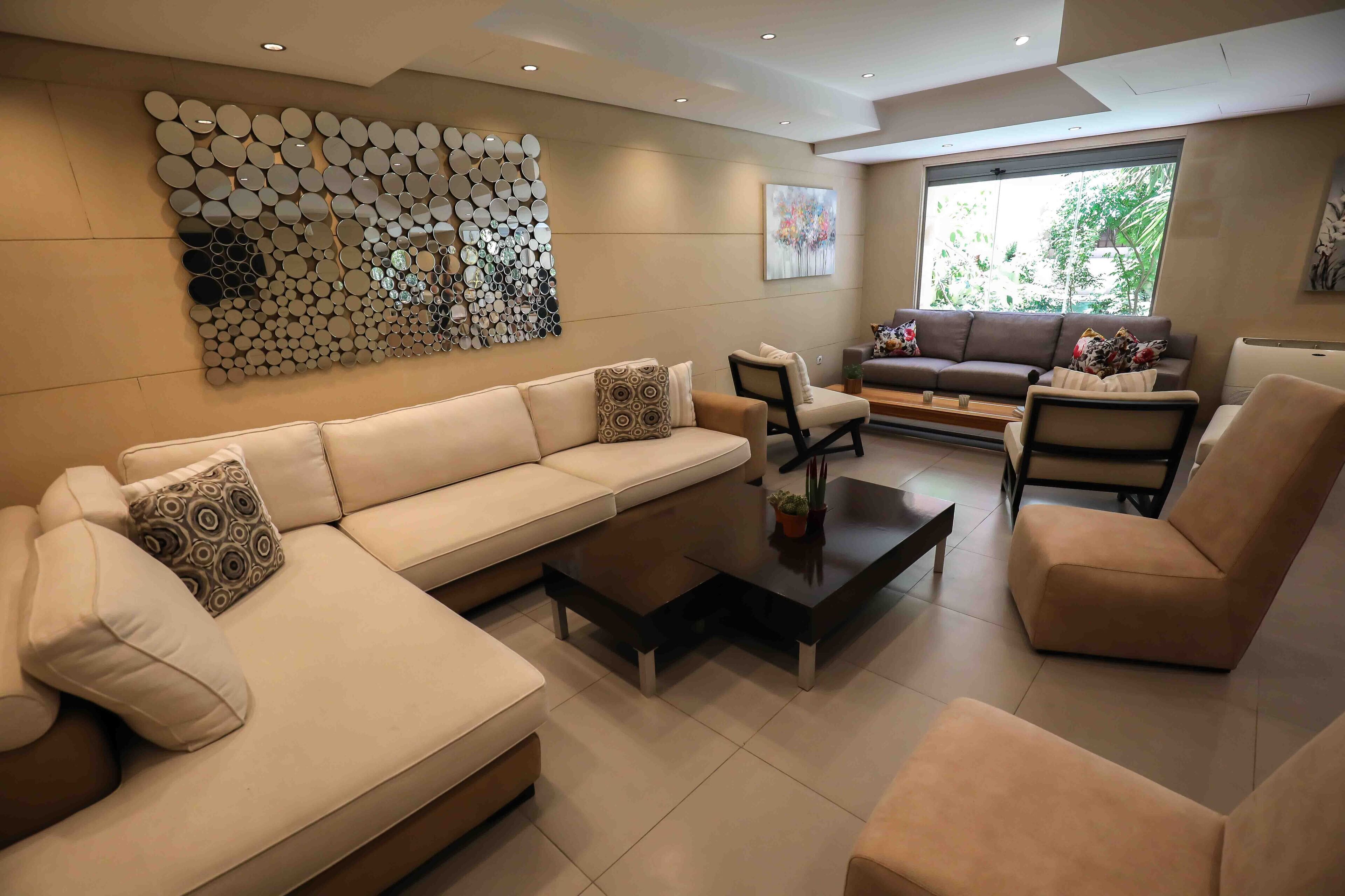 Sala de estar en el lobby