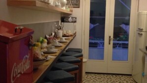 Kontinental frokost er inkludert hver dag