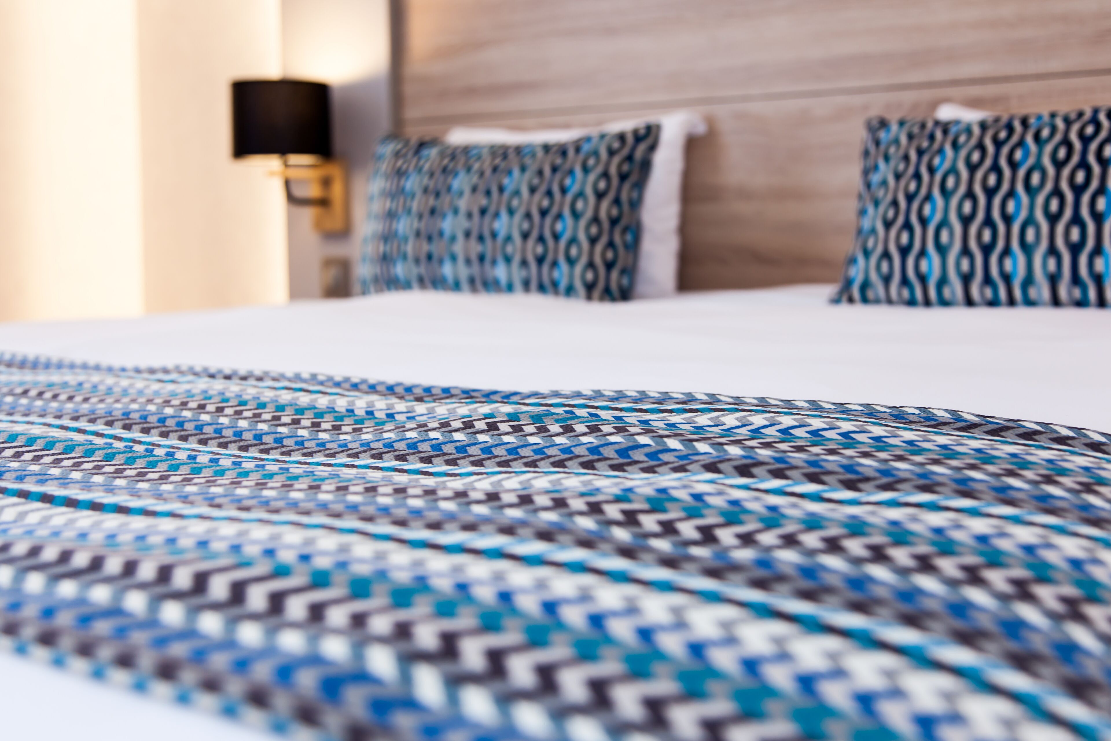 Premium bedding, memory foam beds, in-room safe, desk