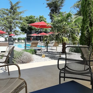 Seasonal outdoor pool