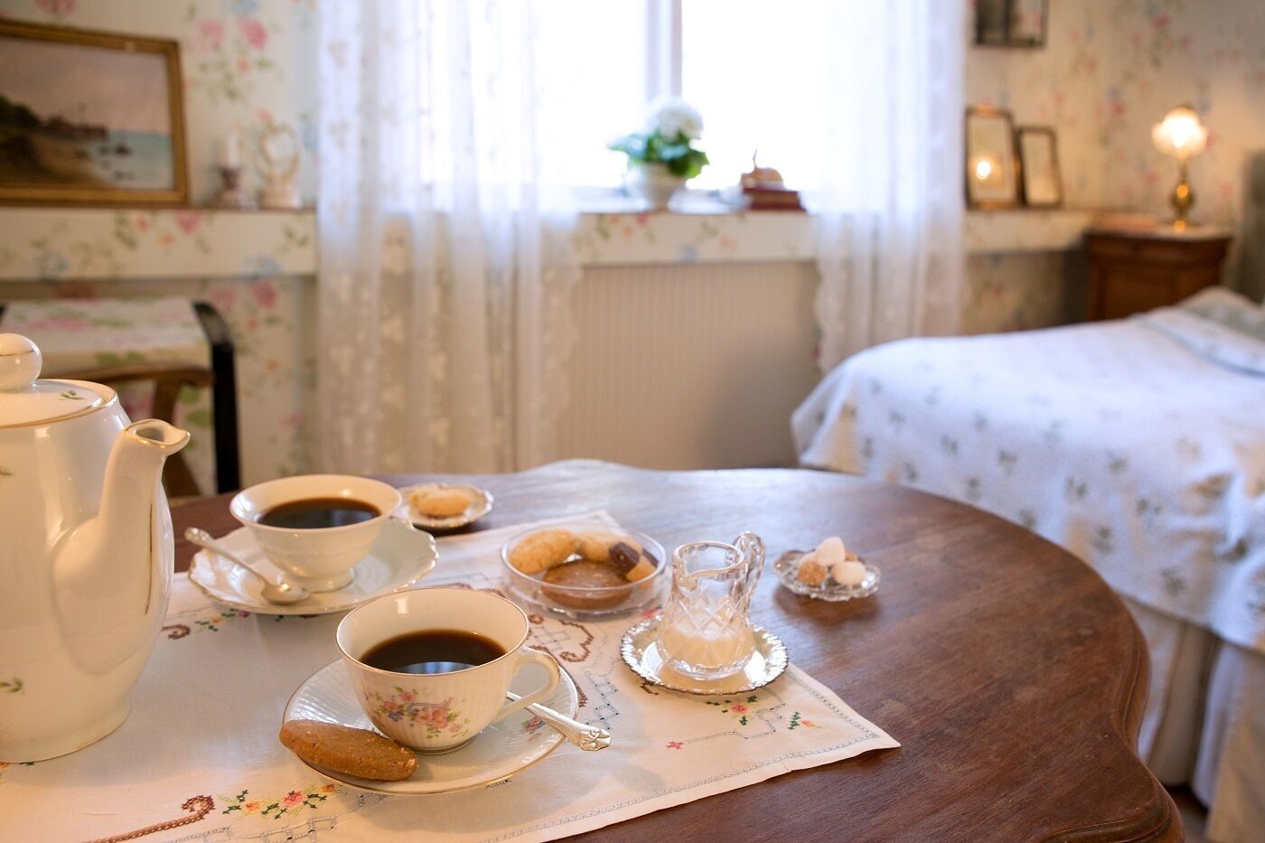 double room, garden view | view from room