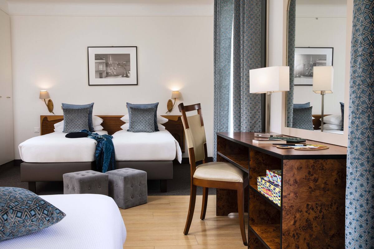 Family Room | Premium bedding, in-room safe, desk, WiFi (free)