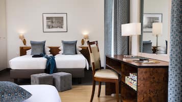 Family Room | Premium bedding, in-room safe, desk, free WiFi