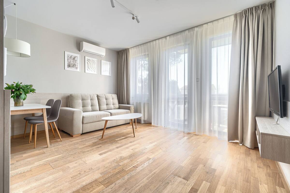 Standard Apartment | Bilik Mandi | Pancuran mandi, pengering rambut, tuala disediakan 