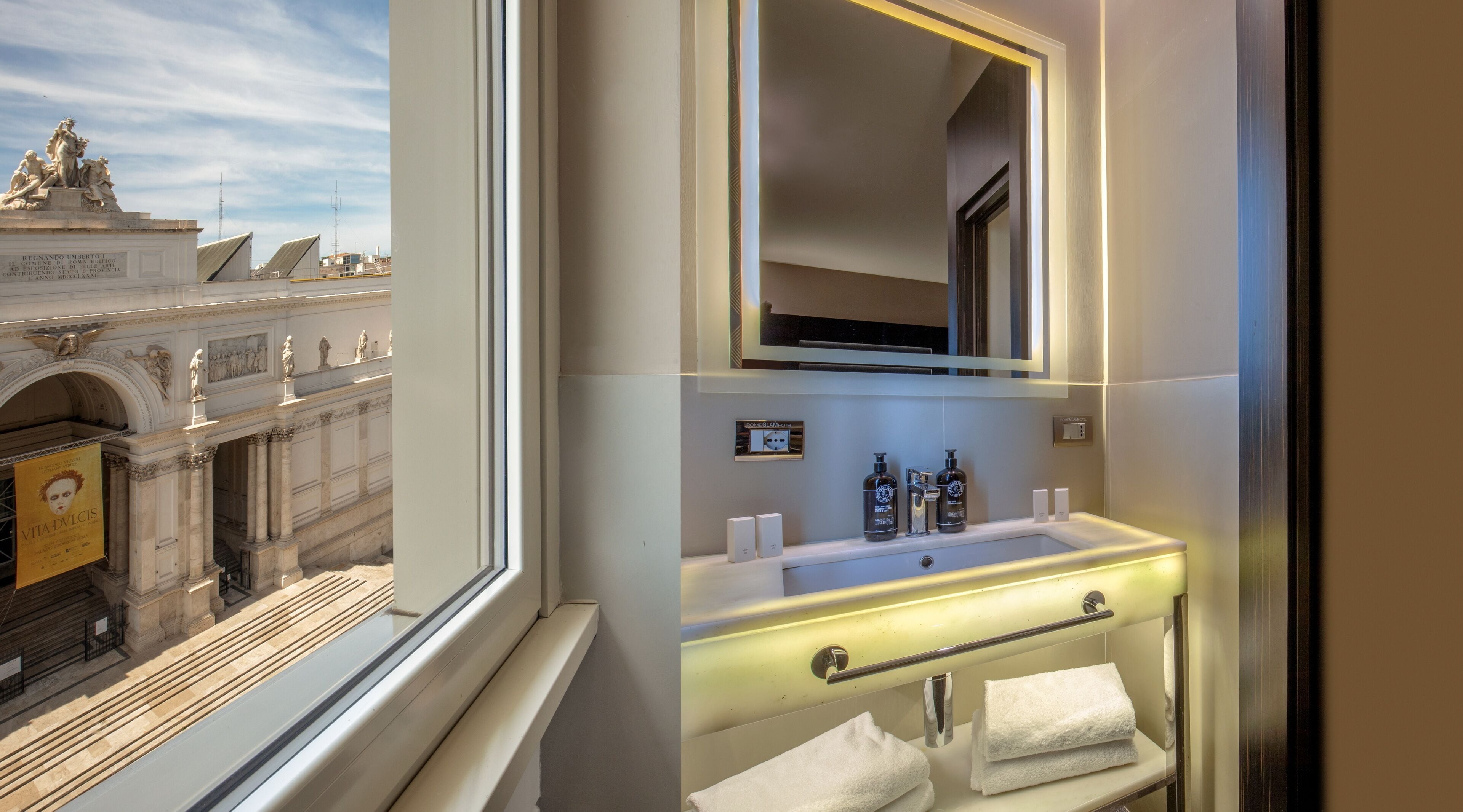 suite | bathroom | eco-friendly toiletries, hair dryer, towels