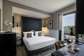 华丽客房 | 高档床上用品、羽绒被、迷你吧、客房内保险箱