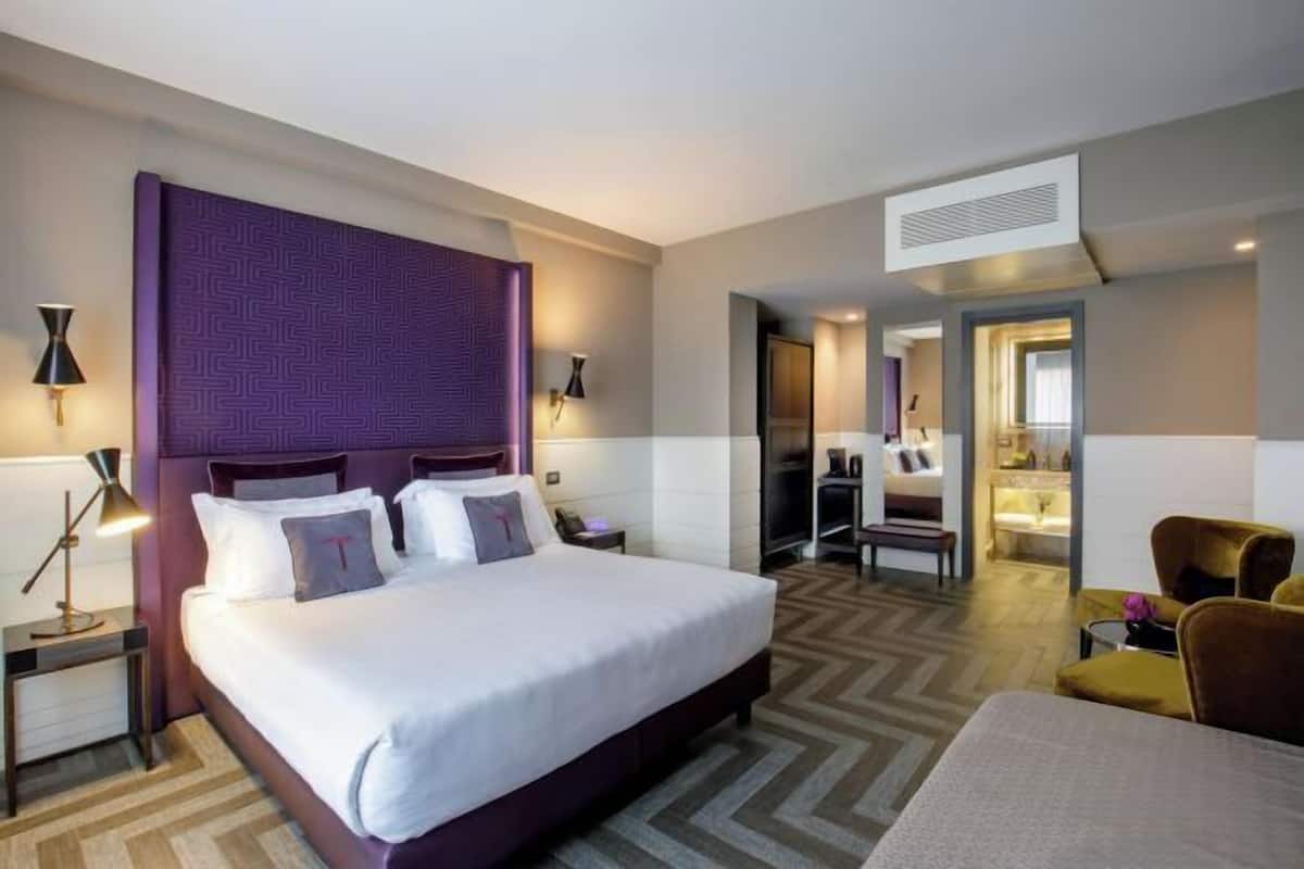Literie de qualité supérieure, couette en duvet d'oie, minibar