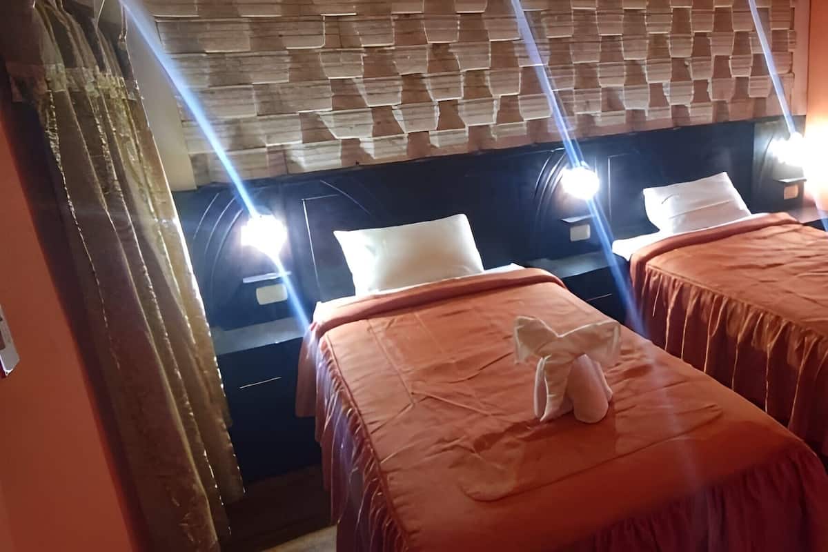 Down duvets, laptop workspace, free WiFi, individually decorated