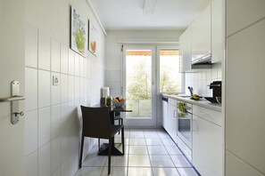 Apartment, 1 Schlafzimmer, Gartenblick | Eigene Küche