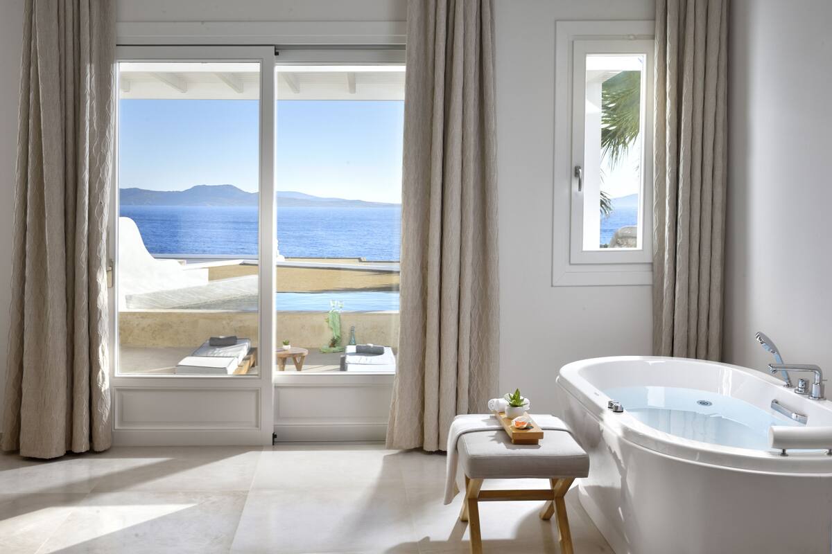 luxury suite, private pool | view from room