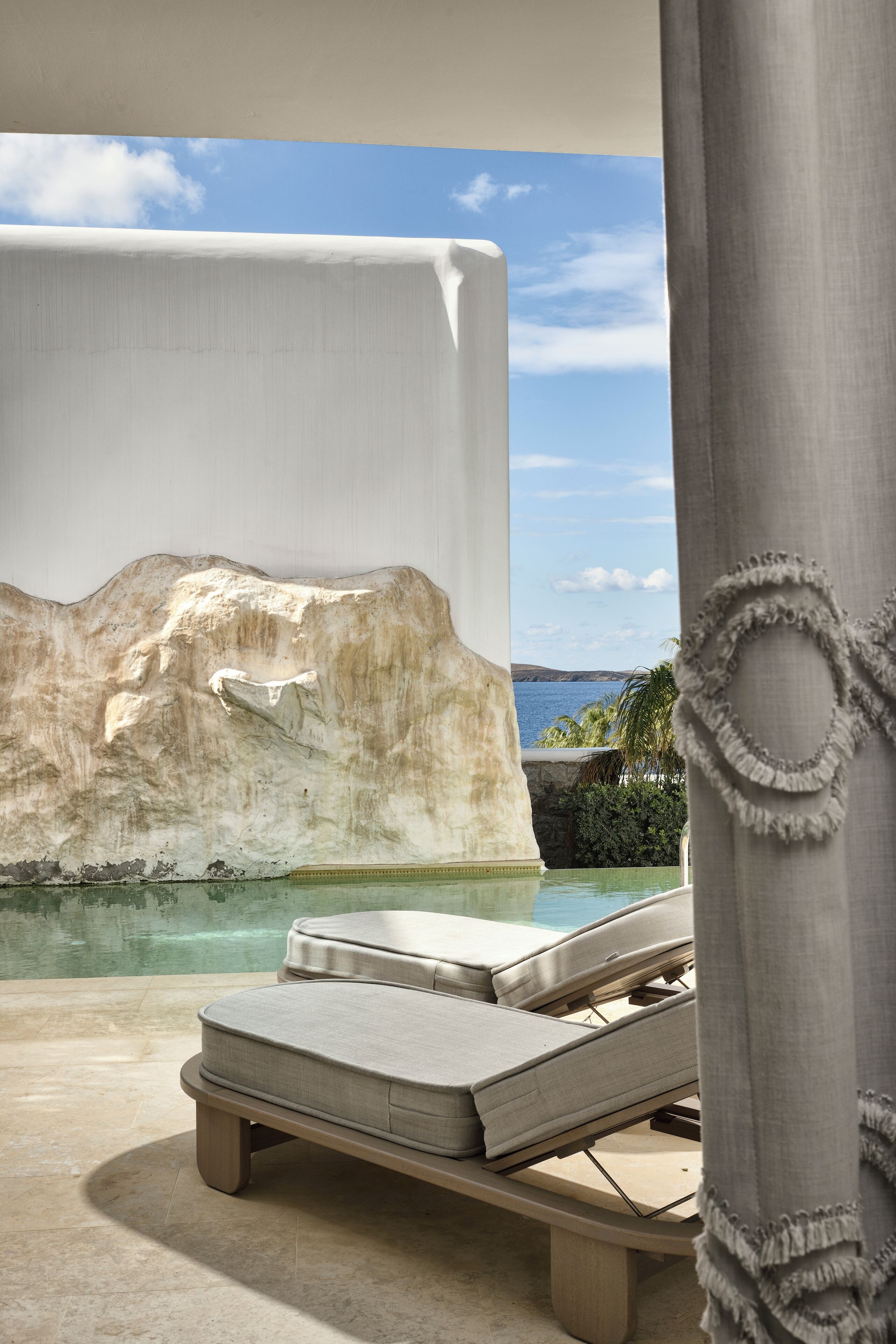 Exclusive-Suite, eigener Pool, eingeschränkter Meerblick | Eigener Pool