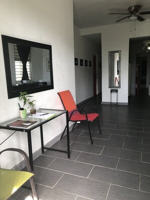 Interior entrance