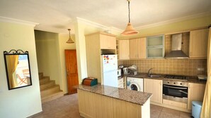 Villa | Private kitchen | Full-size fridge, microwave, oven, stovetop - Kışla Bay Villa (Kas)