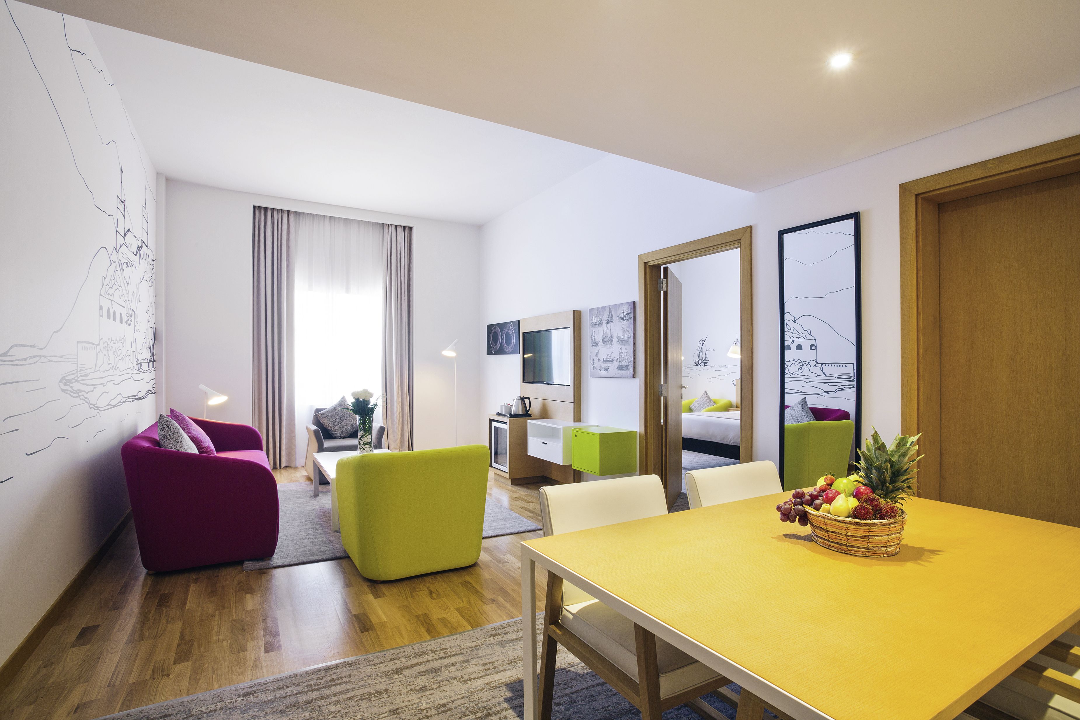 executive suite, 1 double bed | view from room