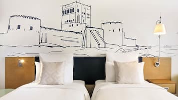 Premium bedding, in-room safe, desk, soundproofing