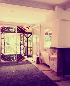 Interior entrance