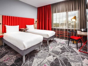 Room, 2 Twin Beds (The Duet) | Desk, laptop workspace, blackout drapes, soundproofing - ibis Styles London Ealing (London)