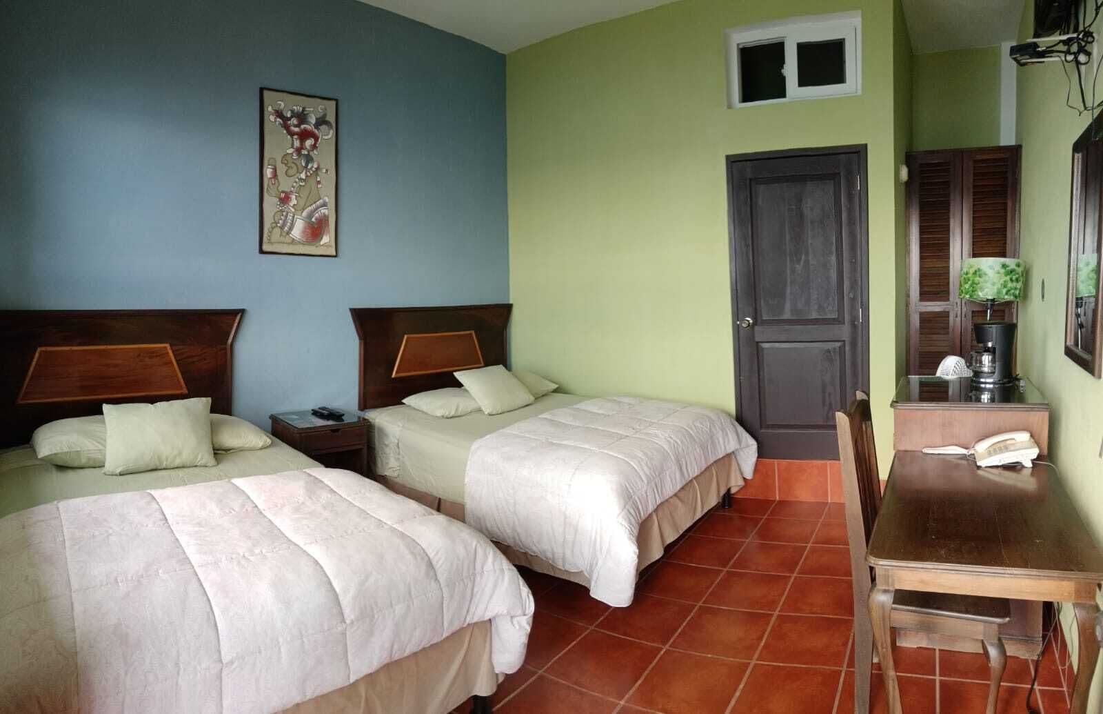 Double Room, 2 Queen Beds | Down comforters, minibar, in-room safe, desk