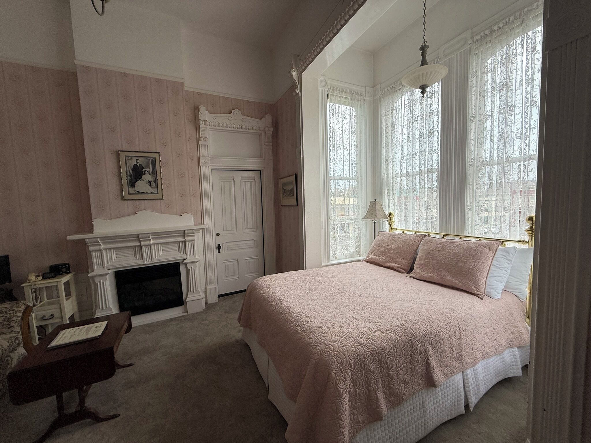 Individually decorated, individually furnished, iron/ironing board