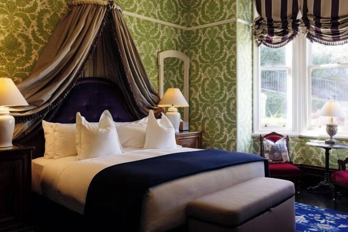 1 habitación y ropa de cama de alta calidad