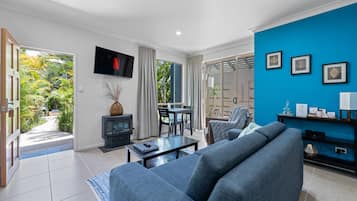 Luxury-Doppel- oder -Zweibettzimmer, 1 Schlafzimmer | Wohnbereich