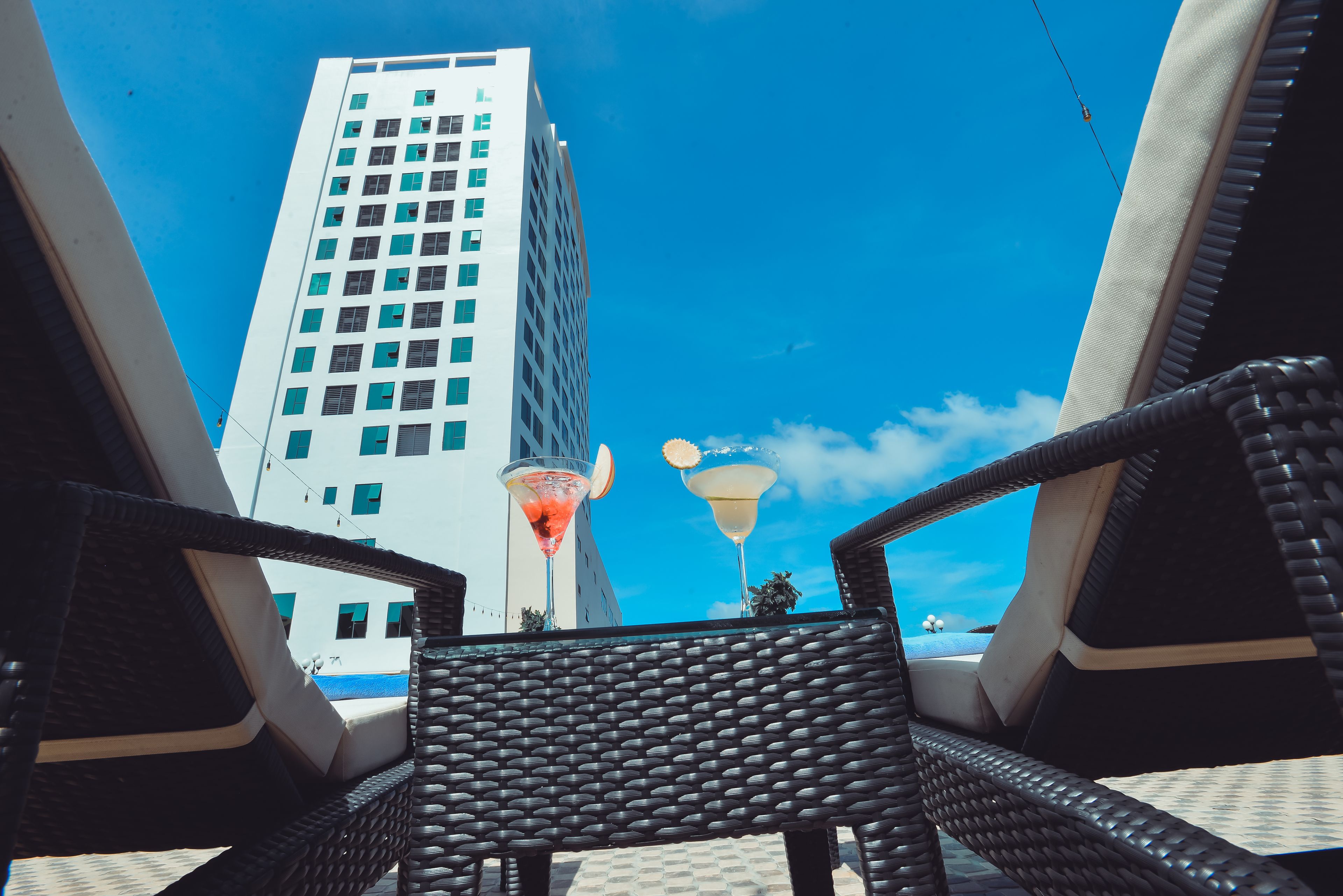 Aussenbereich für Hochzeiten