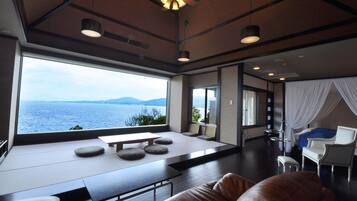 Sakura, Private Open-air Bath, Annex Building | Living area