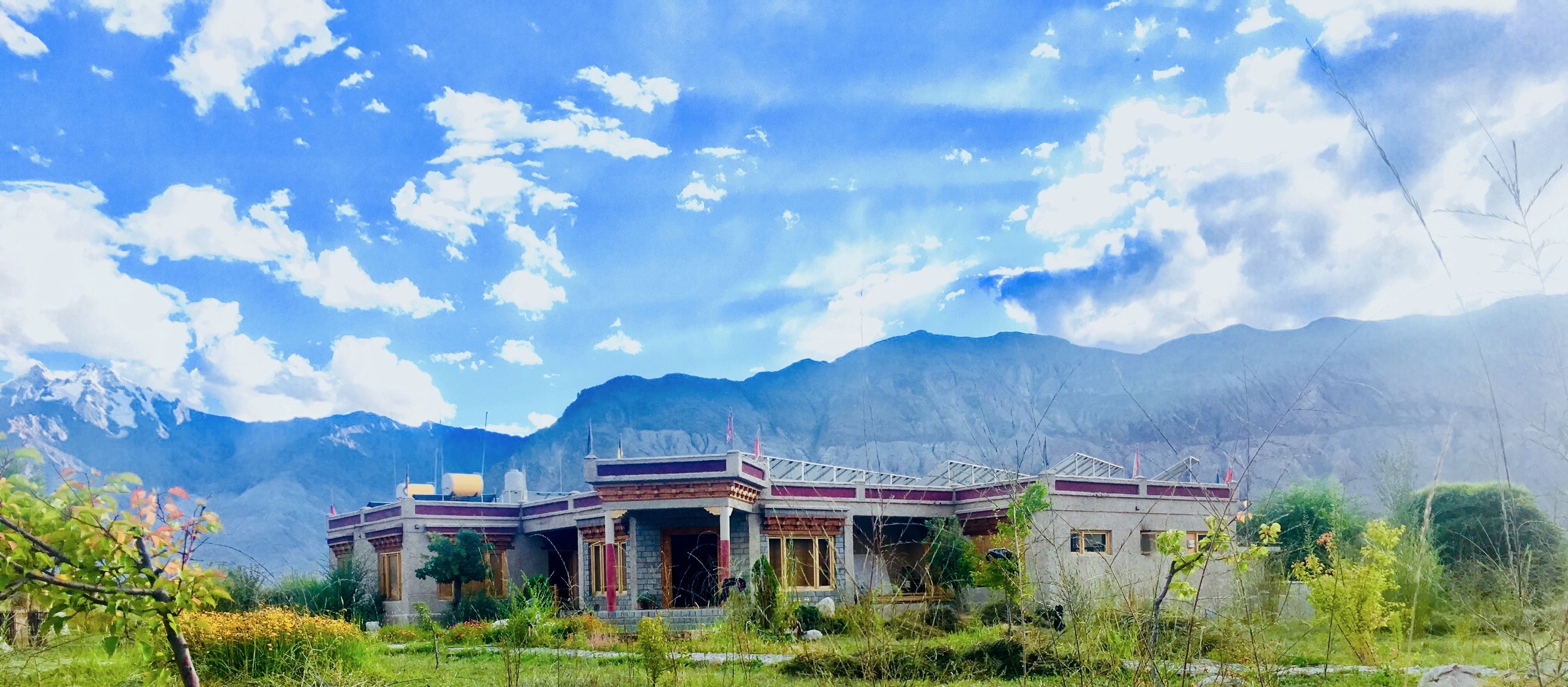 Fassade der Unterkunft