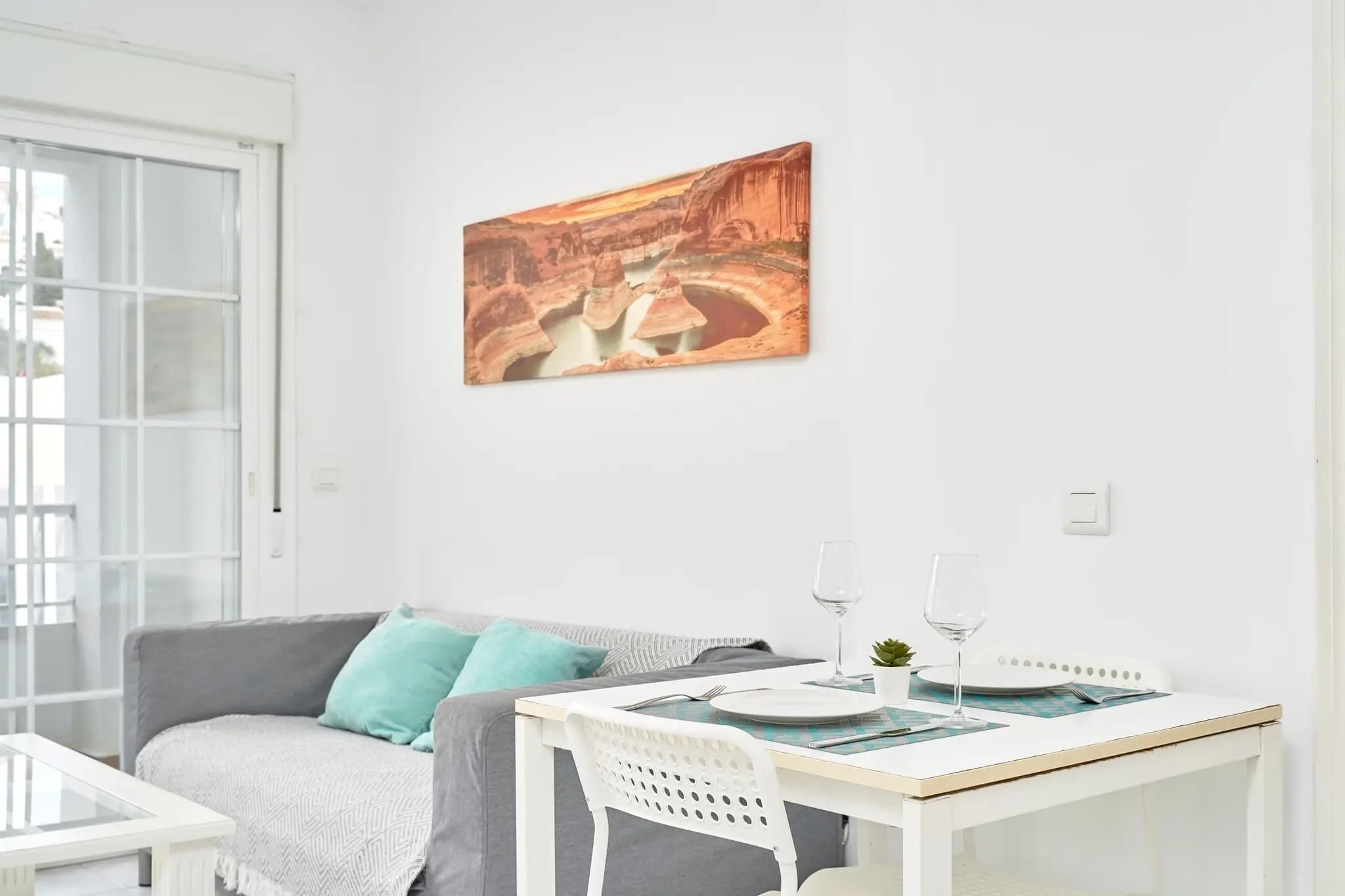Apartment, 2 Bedrooms, Terrace (Apartamento N9) | Living area | Flat-screen TV