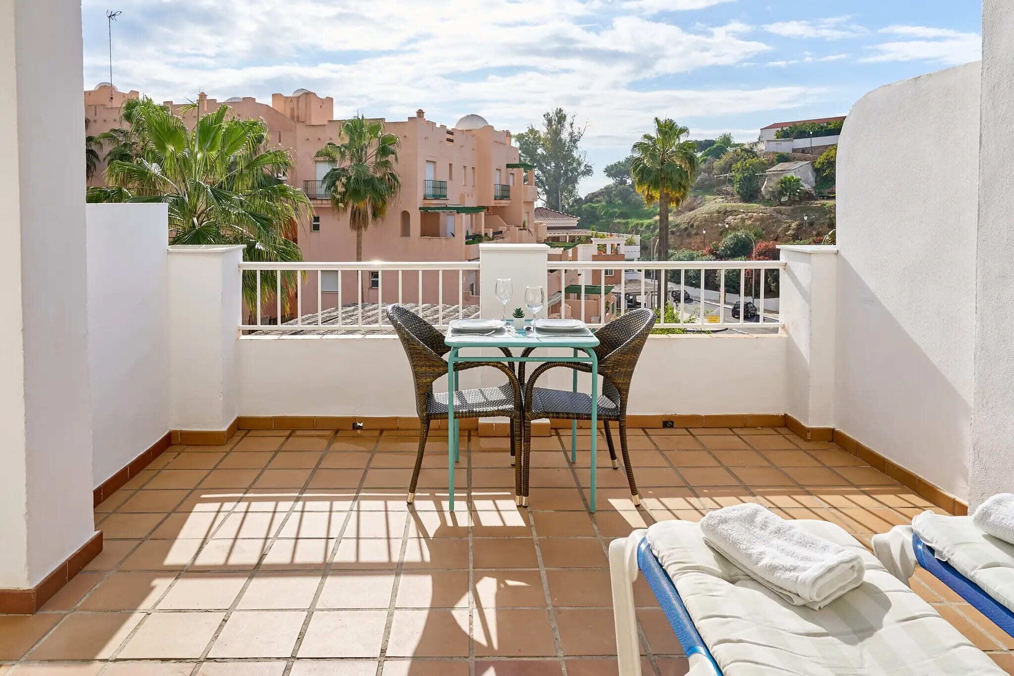 Apartament Deluxe, 1 dormitori, terrassa, vistes a la piscina (Apartamento N6) | Terrassa o pati