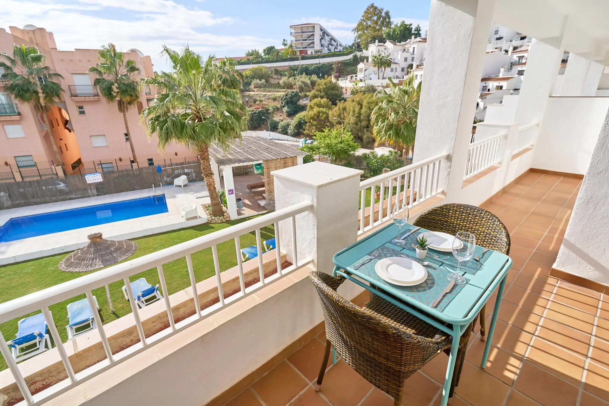 Apartament Deluxe, 1 dormitori, terrassa, vistes a la piscina (Apartamento N5) | Terrassa o pati
