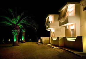 Front of property – evening/night