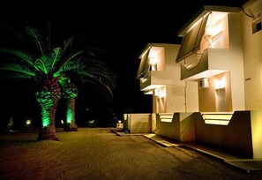 Front of property - evening/night